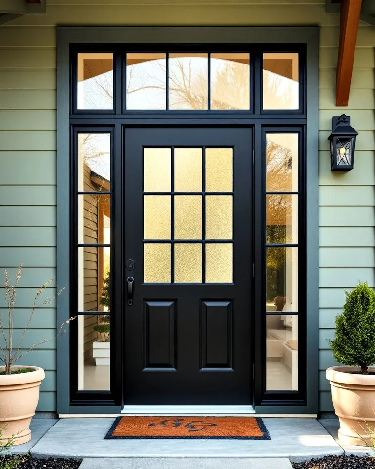 Entry Doors with Transom